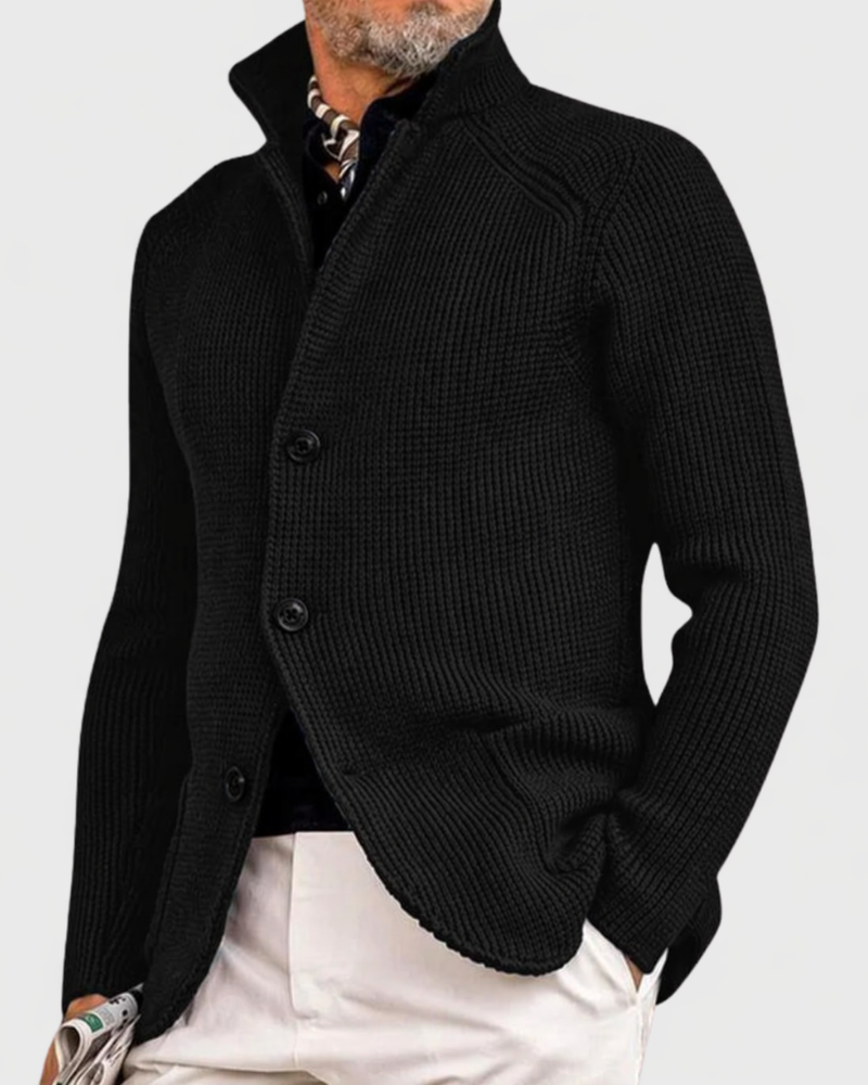 Men's Stylish Outwear Coat Tailored Fit Button Closure Classic Design