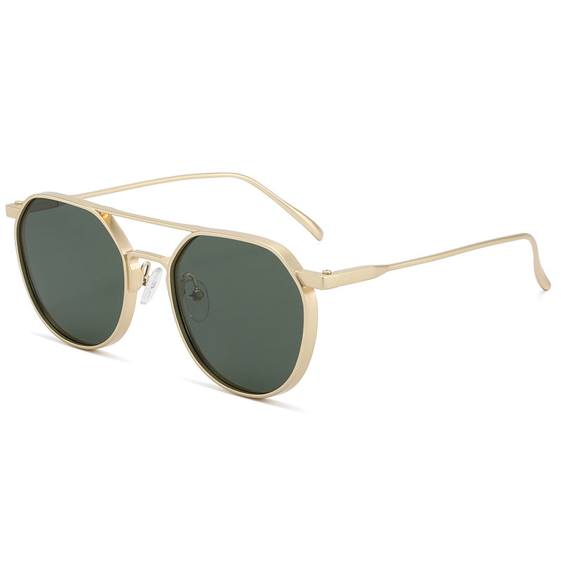 Men's Retro Polarized Sunglasses Classic Frame Stylish Outdoor Fashion