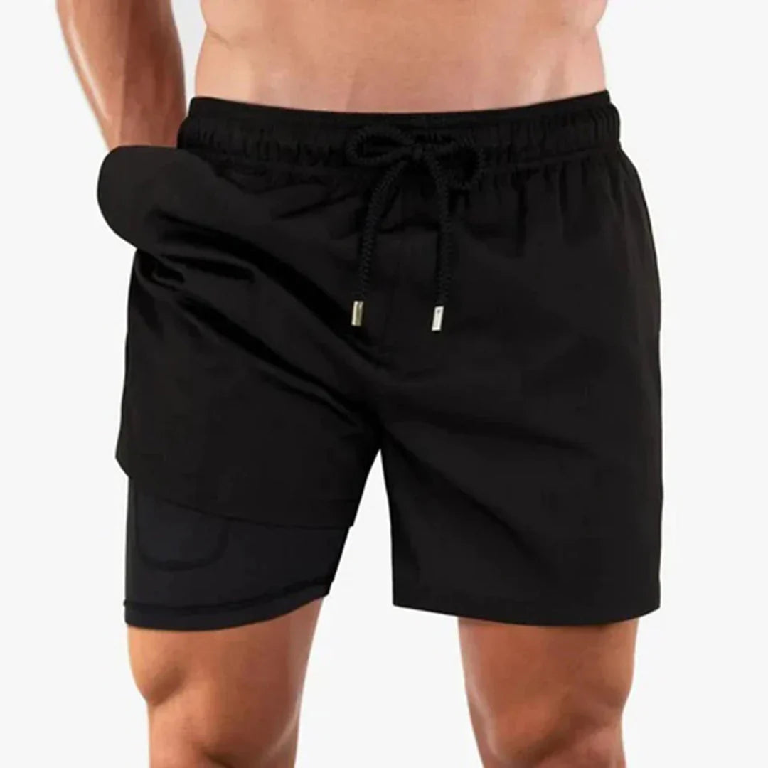 Men's Swim Shorts Quick-Dry Drawstring Mesh Lined Elastic Waist Beach Pool Holiday Everyday Casual Braxton