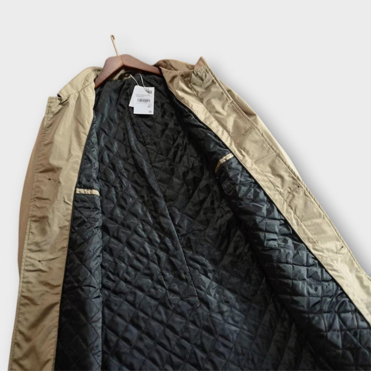 Men's Long Coat Stylish Windproof Water-Resistant Everyday Winter Outerwear