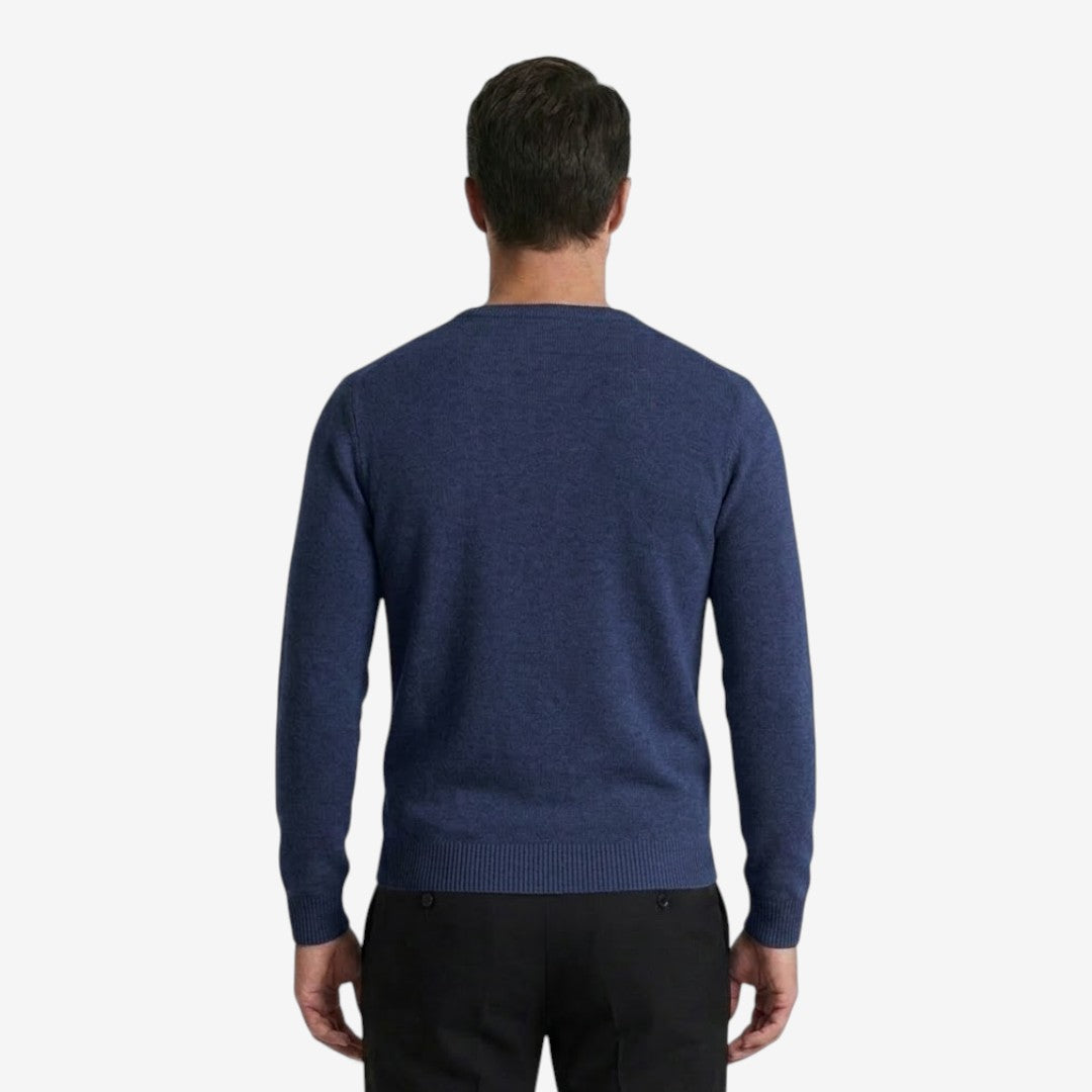 Men's Slim Fit V-Neck Sweatshirt Casual Classic Style Everyday Wear