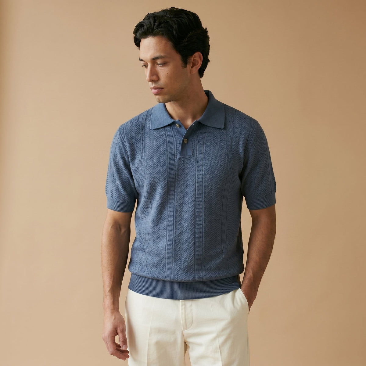 Men's Polo Shirt Short-Sleeve Collared Regular Fit Casual Smart-Casual Everyday Golf Sport Versatile Fenton