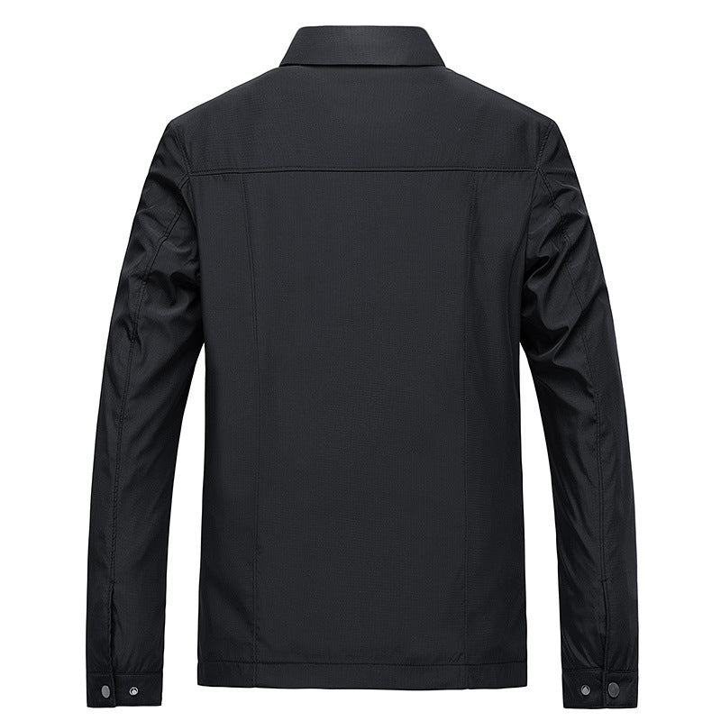 Men's Windbreaker Jacket Windproof Full-Zip Hooded Checked Lining Casual Layering Everyday Outdoor Lightweight Winton