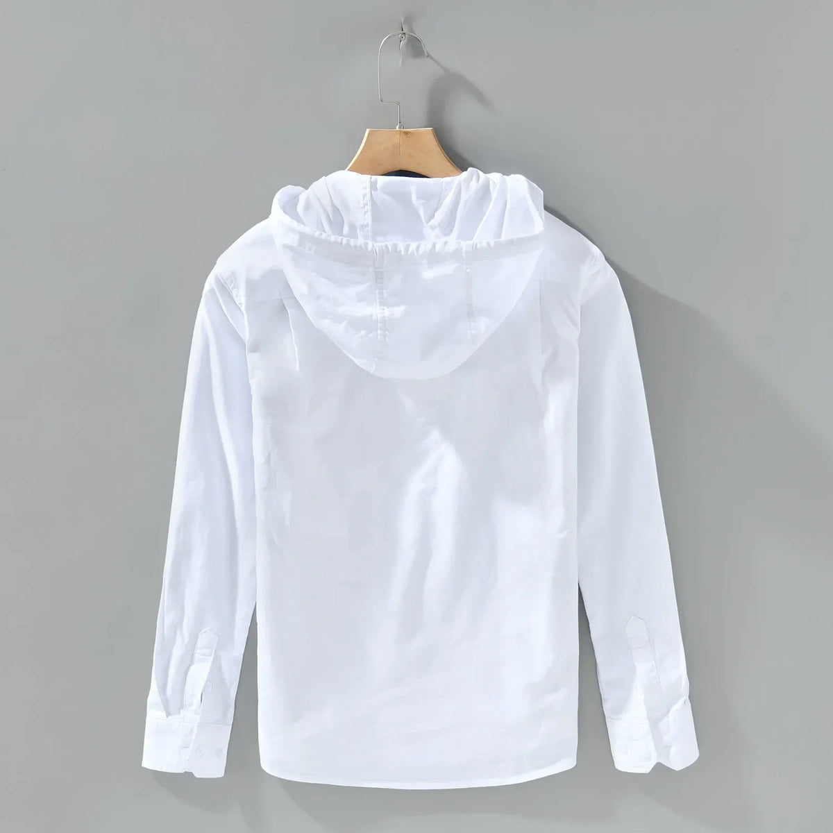 Men's Long-Sleeve Shirt Button-Up Collared Casual Smart-Casual Office Everyday Relaxed Fit Versatile Roland
