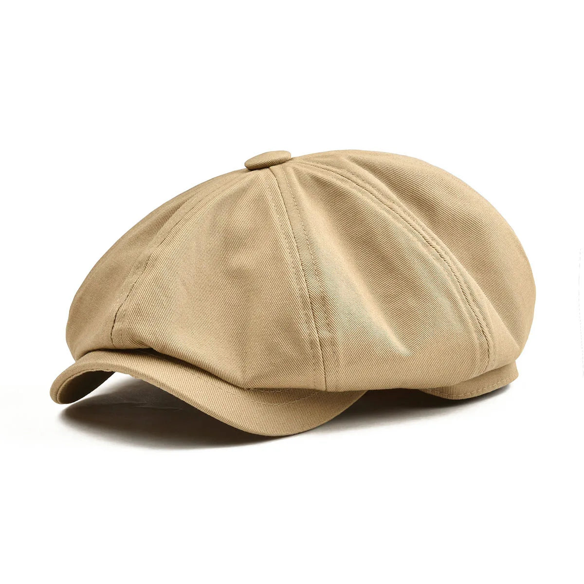 Men's Newsboy Cap Twill 8-Panel Flat Cap Baker Boy Classic Casual Everyday Vintage Outdoor Versatile Alfie