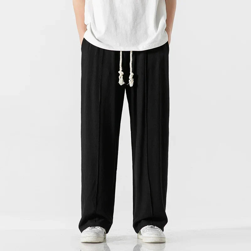 Men's Sweatpants Relaxed Fit Drawstring Elastic Cuff Tapered Casual Sport Loungewear Everyday Streetwear Gunnar