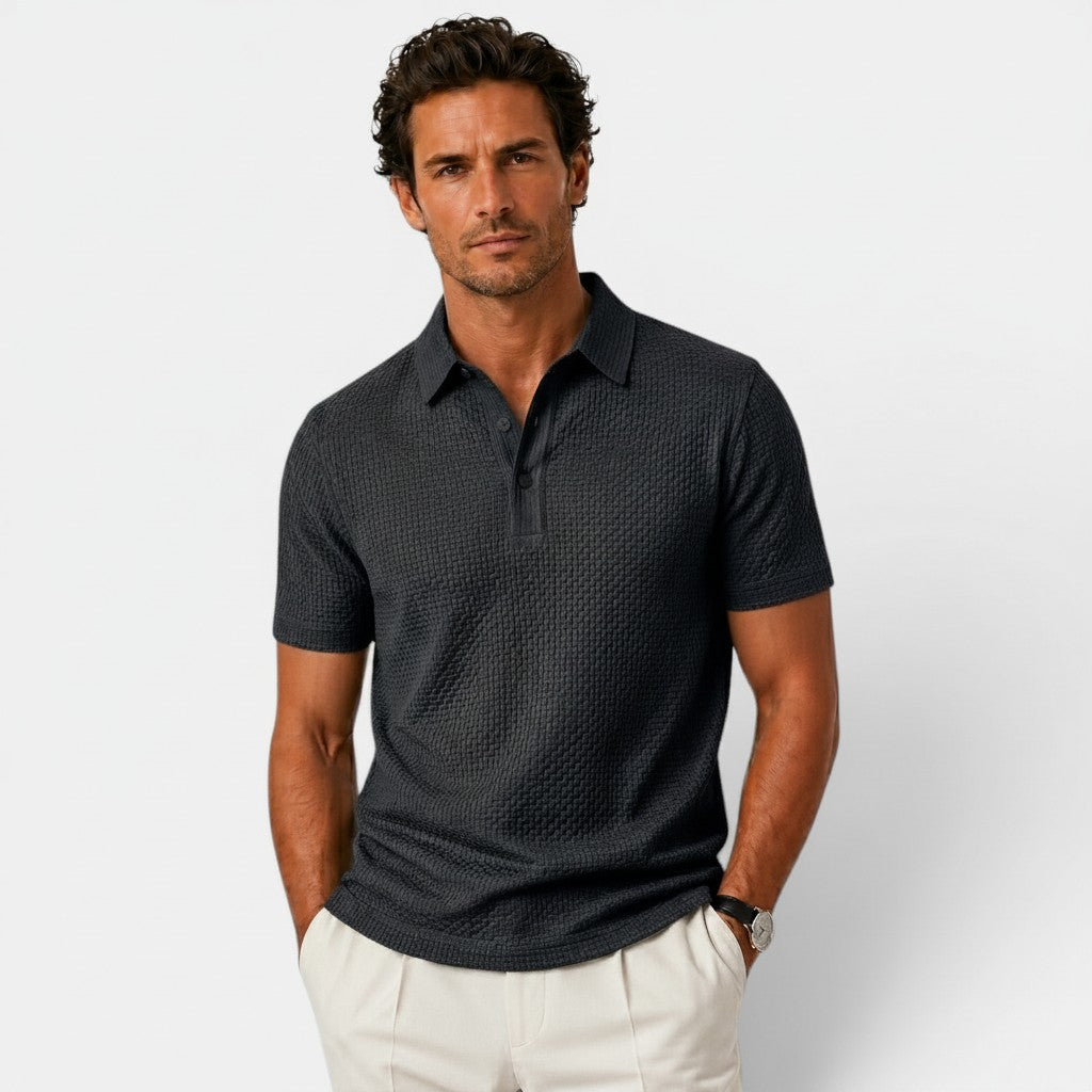 Men's Polo Shirt Classic Short-Sleeve Collared Regular Fit Casual Smart-Casual Everyday Golf Sport Bishop