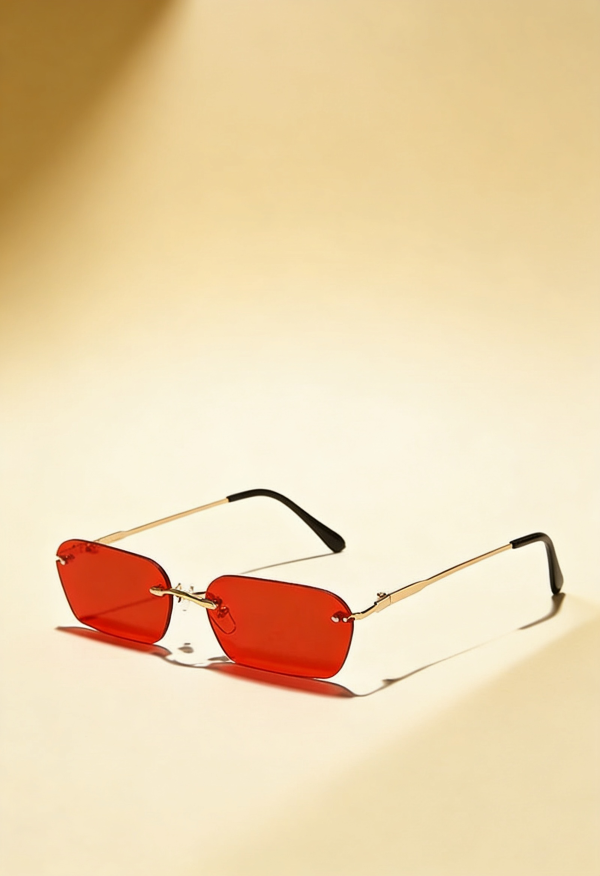 Men's Rimless Sunglasses Frameless Tinted Lens Trendy Modern Retro Fashion Casual Beach Holiday Everyday