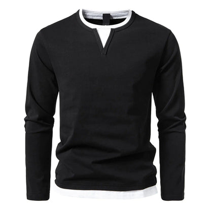 Men's Stylish Long Sleeve Shirt Slim Fit Casual Everyday Wear