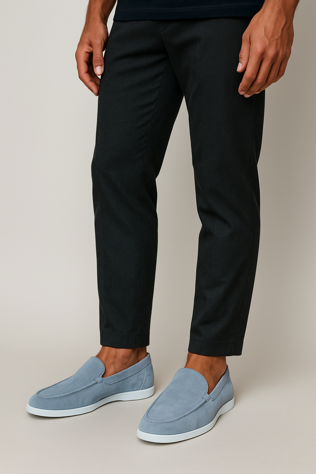 Men's Suede Loafers Slip-On Casual Versatile Everyday Footwear