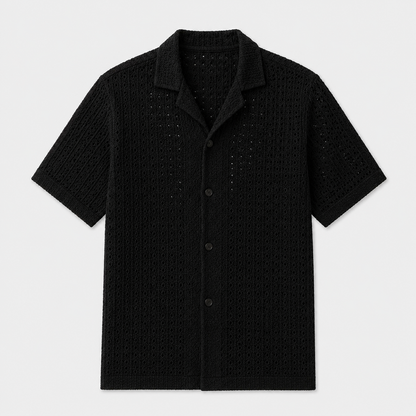 Men's Casual Shirt Button-Up Collared Elegant Smart-Casual Holiday Beach Relaxed Fit Everyday Colby