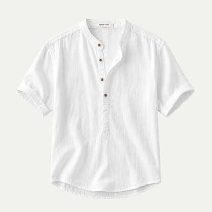 Men's Casual Summer Shirt Short-Sleeve Collared Button-Up Relaxed Fit Holiday Beach Everyday Smart-Casual Warm Weather Wear