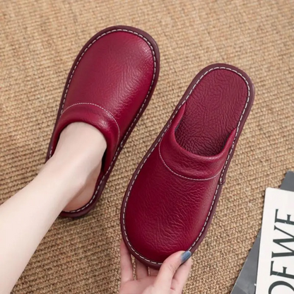 Men's Slippers Indoor Slip-On Cosy Warm Faux Fur Home House Everyday Comfort Soft Versatile Lightweight Colm