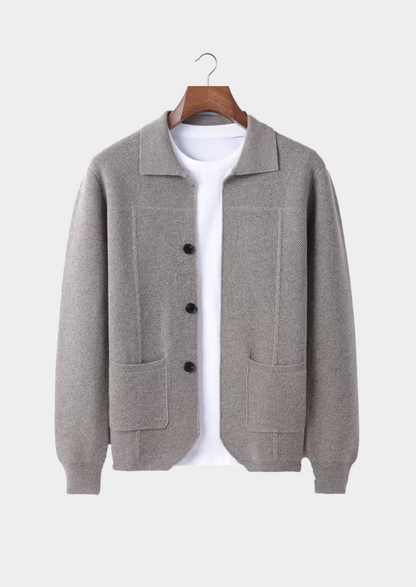 Men's Overshirt Button-Up Shacket Classic Relaxed Fit Casual Layering Everyday Smart-Casual Vintage Versatile Colwyn
