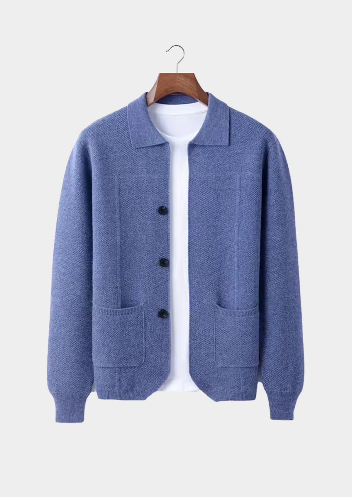 Men's Overshirt Button-Up Shacket Classic Relaxed Fit Casual Layering Everyday Smart-Casual Vintage Versatile Colwyn