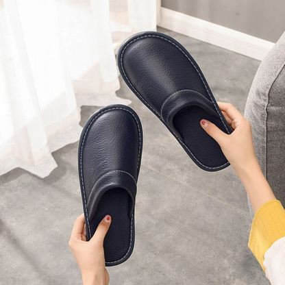 Men's Slippers Indoor Slip-On Cosy Warm Faux Fur Home House Everyday Comfort Soft Versatile Lightweight Colm