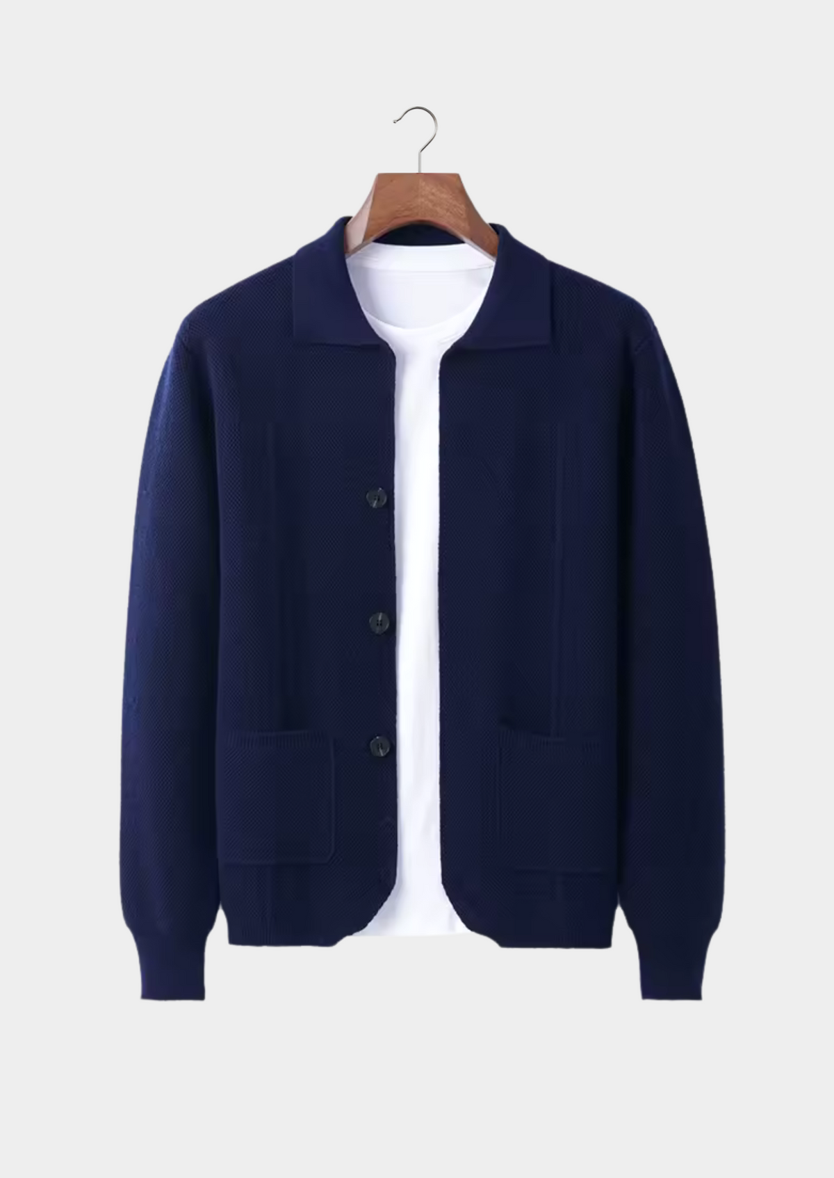 Men's Button-Up Overshirt Relaxed Fit Long Sleeve Classic Casual Everyday