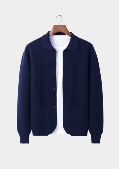 Men's Overshirt Button-Up Shacket Classic Relaxed Fit Casual Layering Everyday Smart-Casual Vintage Versatile Colwyn