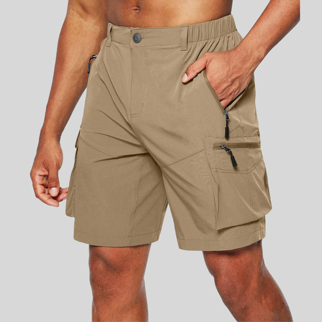 Men's Cargo Shorts Functional Multi-Pocket Utility Knee-Length Drawstring Casual Streetwear Workwear Everyday Talbot
