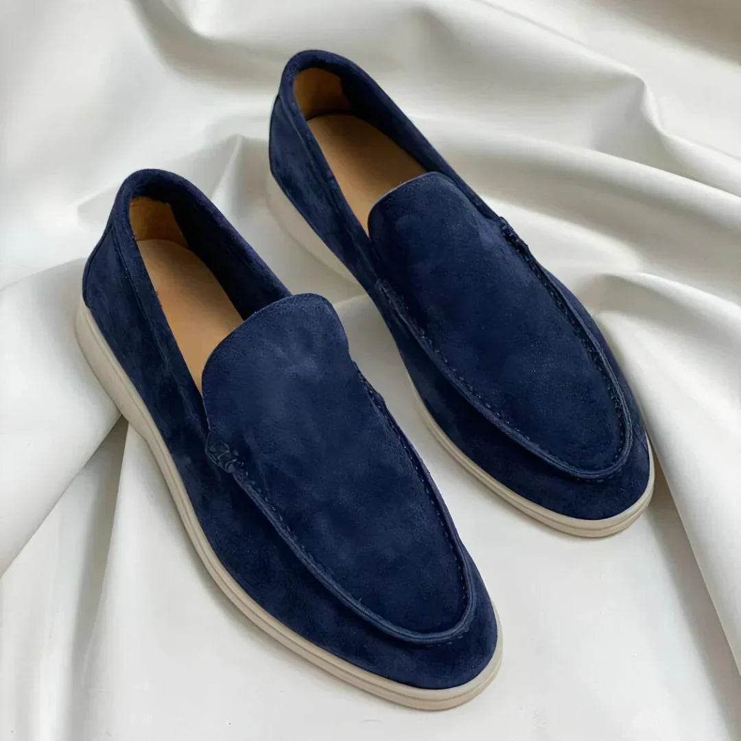 Men's Suede Loafers Slip-On Casual Versatile Everyday Footwear