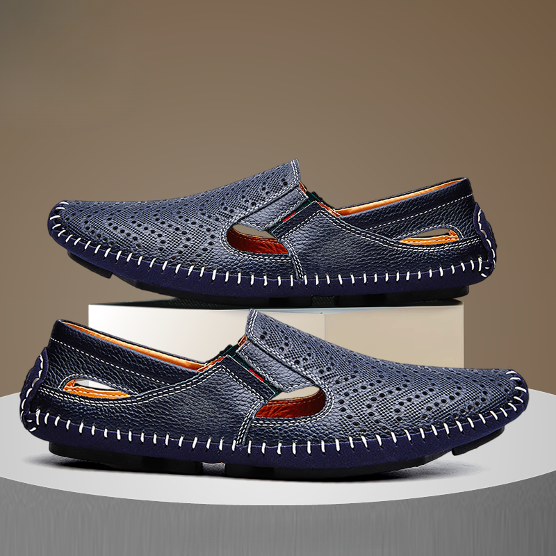 Men's Flat Sandals Open-Toe Adjustable Strap Slip-On Casual Beach Pool Everyday Holiday Comfort Outdoor Denver