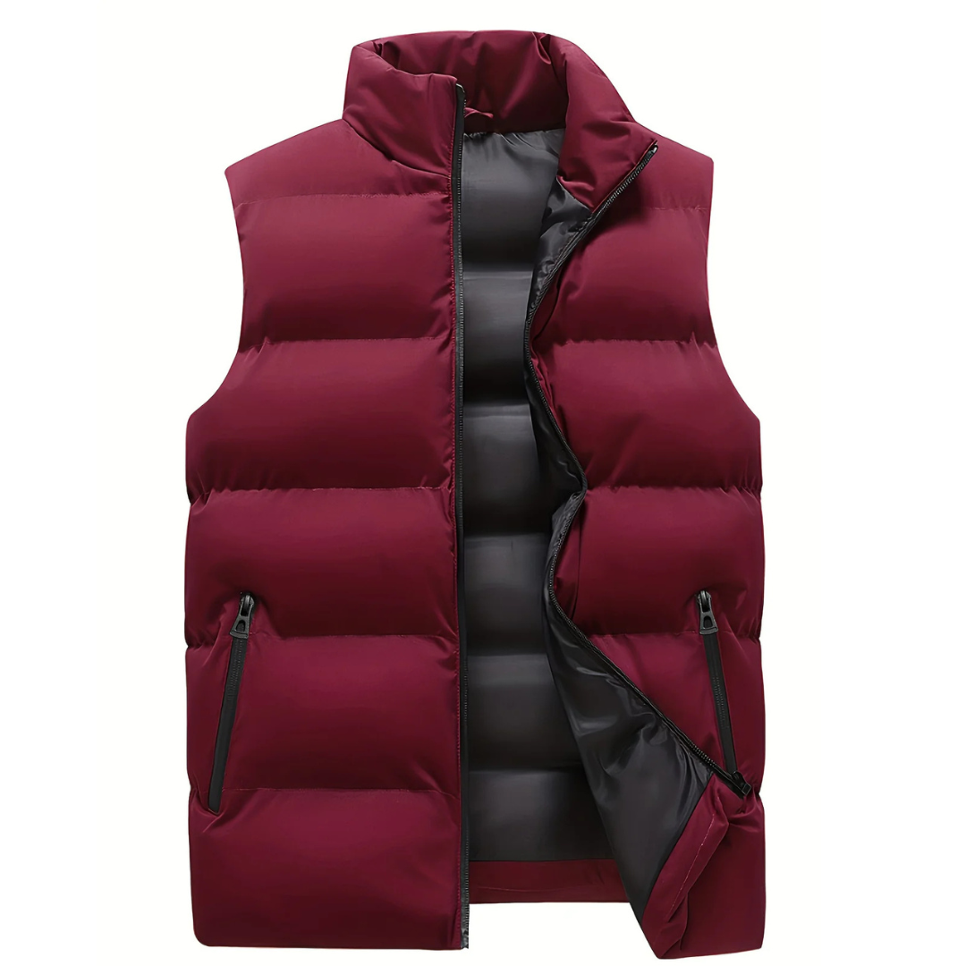 Men's Insulated Gilet Bodywarmer Zip-Up Quilted Padded Layering Casual Outdoor Everyday Warm Versatile