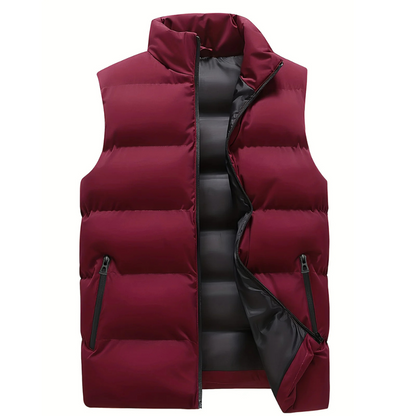 Men's Insulated Gilet Bodywarmer Zip-Up Quilted Padded Layering Casual Outdoor Everyday Warm Versatile