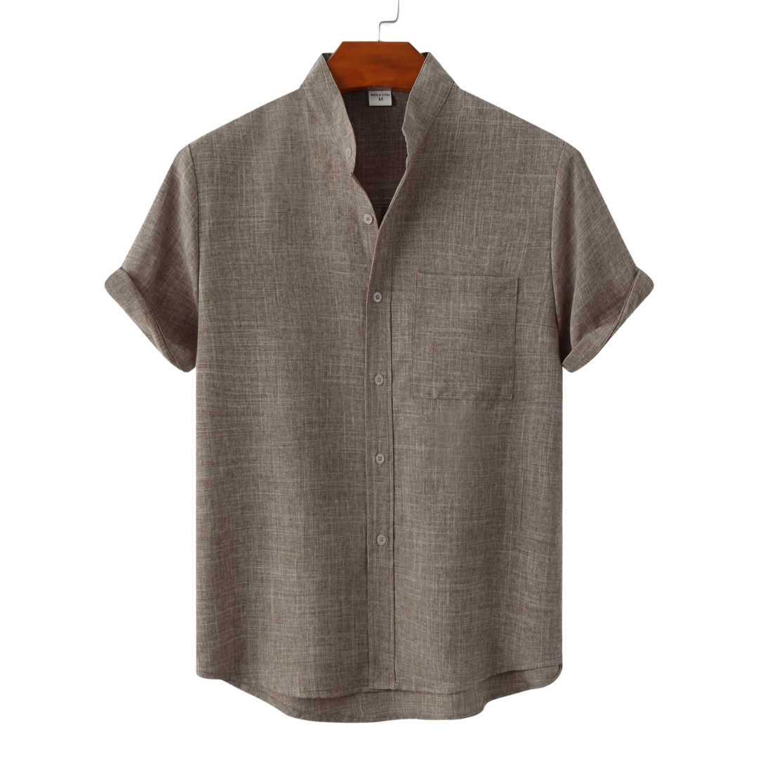Men's Graphic Shirt Short-Sleeve Button-Up Printed Casual Holiday Beach Smart-Casual Everyday Relaxed Fit Versatile Kelby