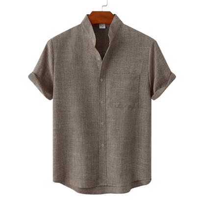 Men's Graphic Shirt Short-Sleeve Button-Up Printed Casual Holiday Beach Smart-Casual Everyday Relaxed Fit Versatile Kelby