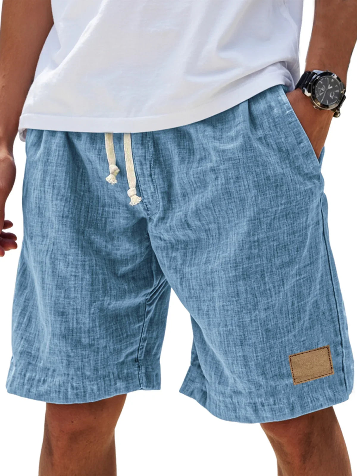 Men's Casual Drawstring Shorts Relaxed Fit Lightweight Versatile Everyday