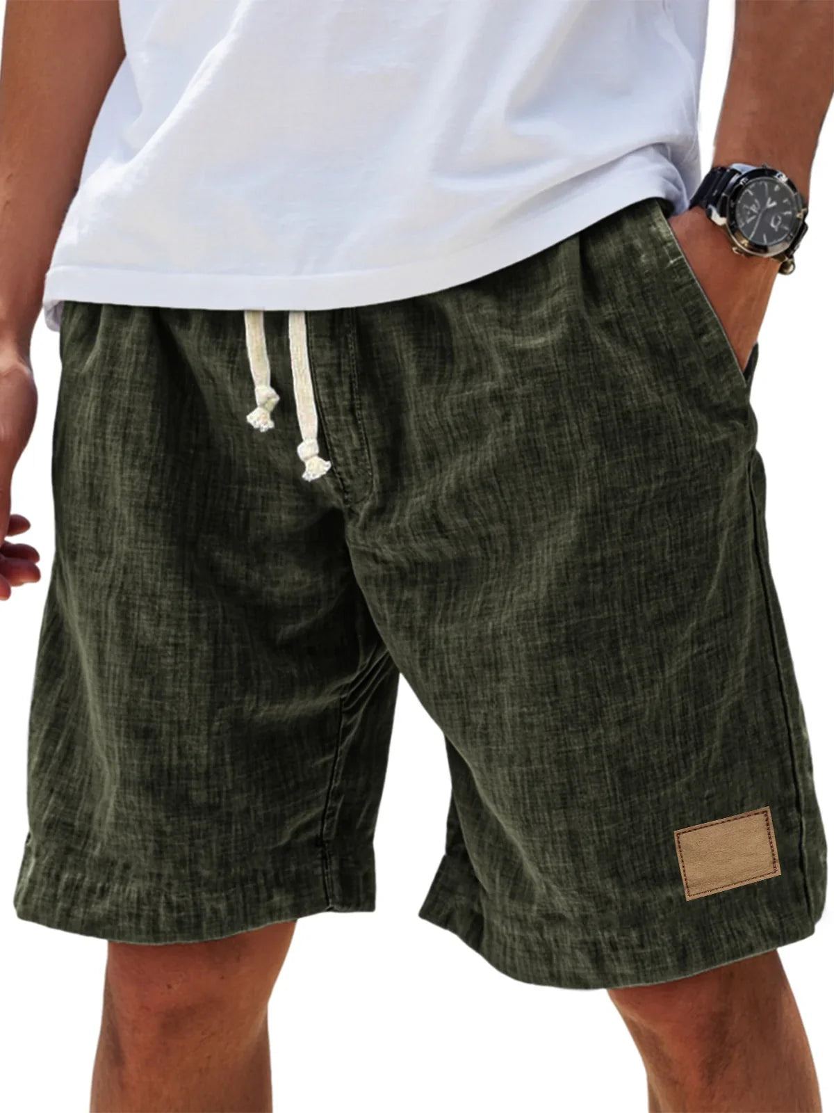 Men's Casual Drawstring Shorts Relaxed Fit Lightweight Versatile Everyday