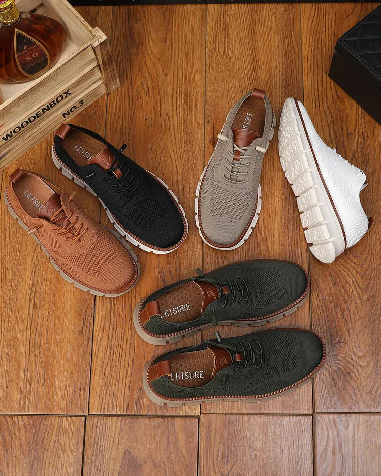 Men's Casual Sneakers Low-Top Lace-Up Trainers Everyday Walking Comfort Streetwear Versatile Trendy Beckett