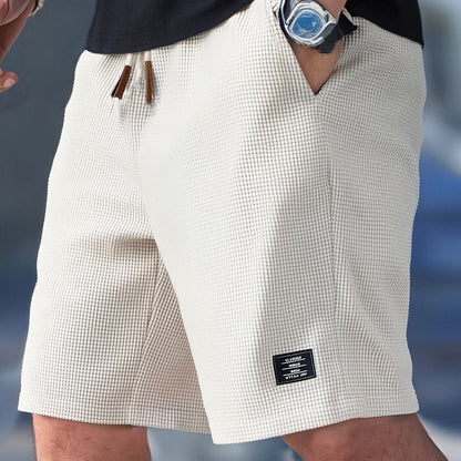 Men's Casual Shorts Relaxed Fit Drawstring Elastic Waist Everyday Beach Holiday Loungewear Chino Deacon