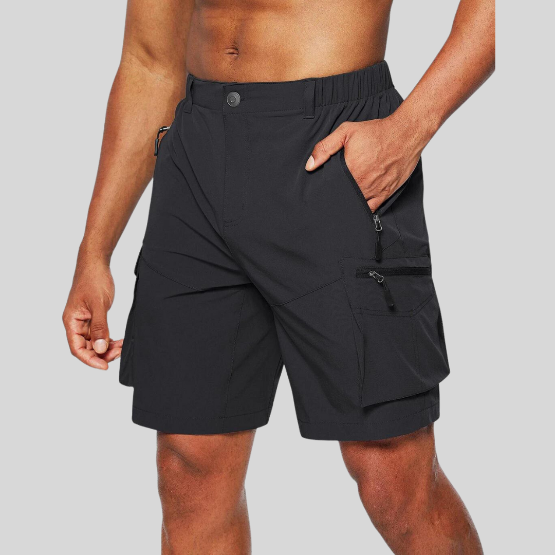Men's Cargo Shorts Functional Multi-Pocket Utility Knee-Length Drawstring Casual Streetwear Workwear Everyday Talbot
