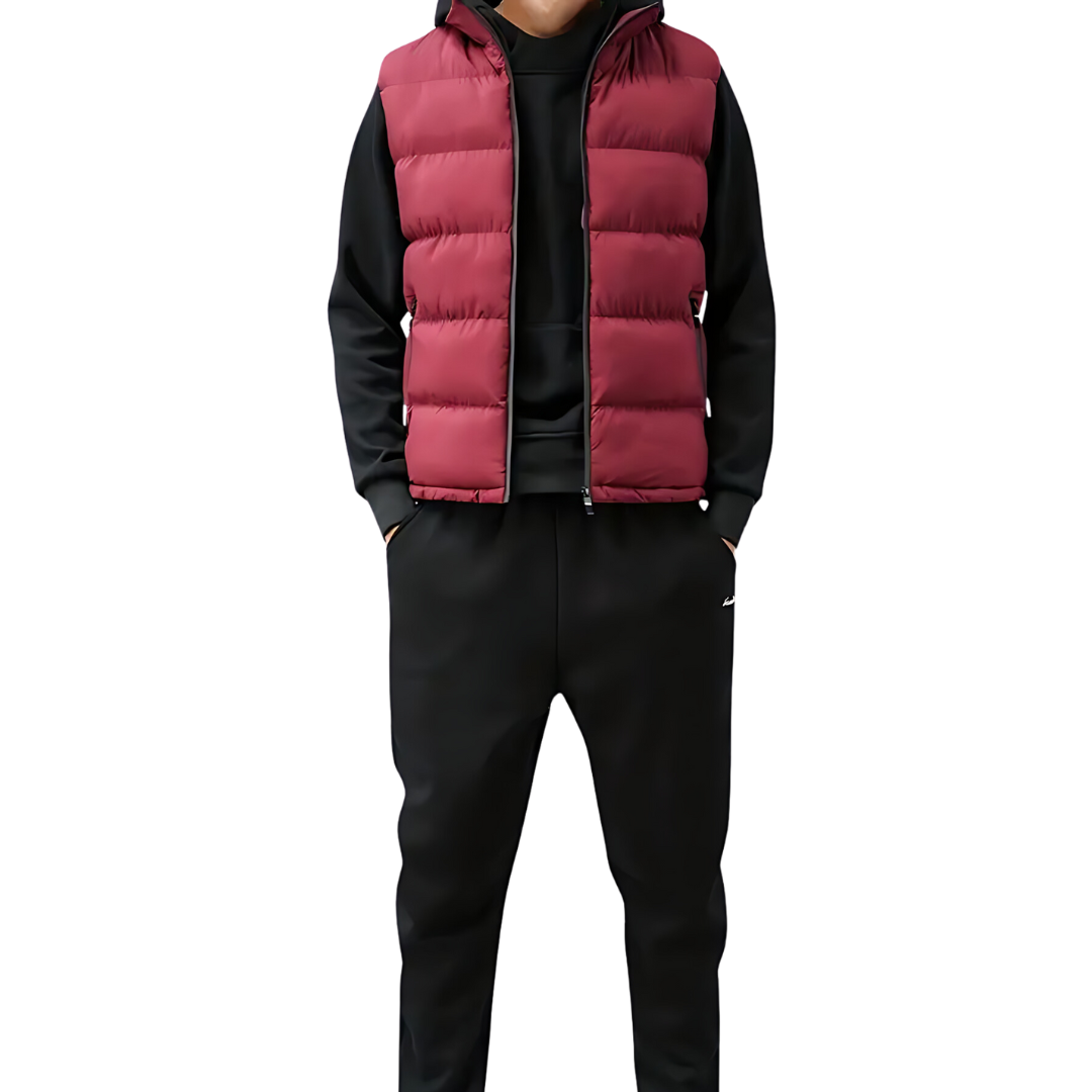 Men's Insulated Gilet Bodywarmer Zip-Up Quilted Padded Layering Casual Outdoor Everyday Warm Versatile