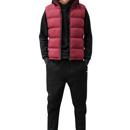 Men's Insulated Gilet Bodywarmer Zip-Up Quilted Padded Layering Casual Outdoor Everyday Warm Versatile
