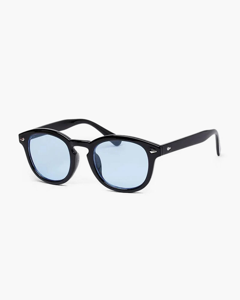 Men's Round Sunglasses Tinted Lens Metal Frame Retro Fashion Casual Beach Holiday Everyday Driving Emmerson