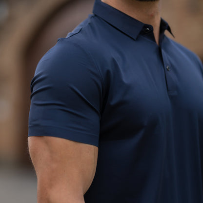Men's Polo Shirt Minimalist Short-Sleeve Collared Regular Fit Casual Smart-Casual Everyday Golf Sport Versatile Brennan