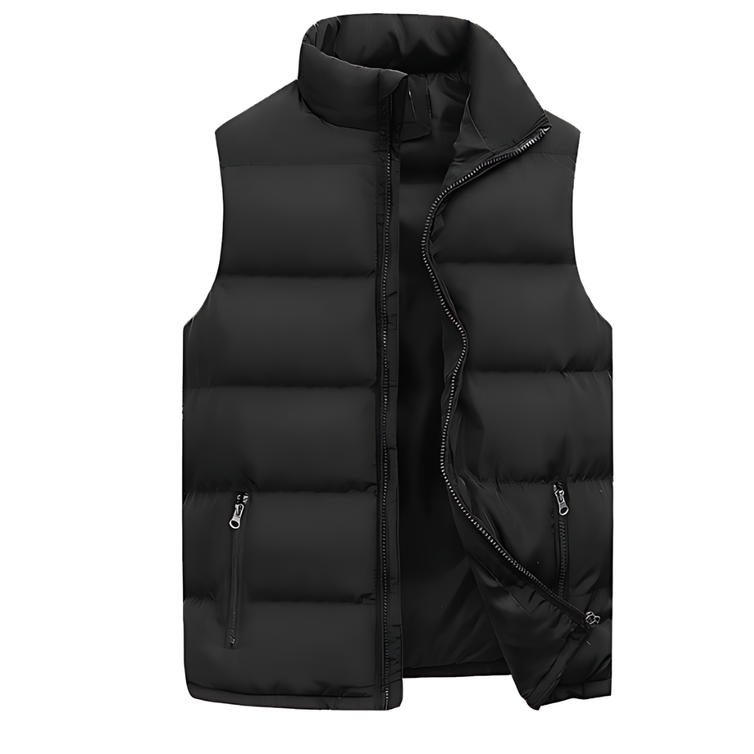 Men's Insulated Gilet Bodywarmer Zip-Up Quilted Padded Layering Casual Outdoor Everyday Warm Versatile