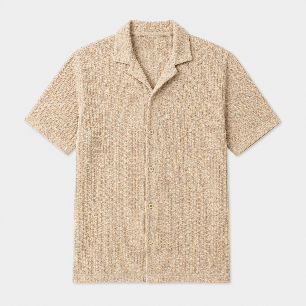 Men's Casual Shirt Button-Up Collared Elegant Smart-Casual Holiday Beach Relaxed Fit Everyday Colby