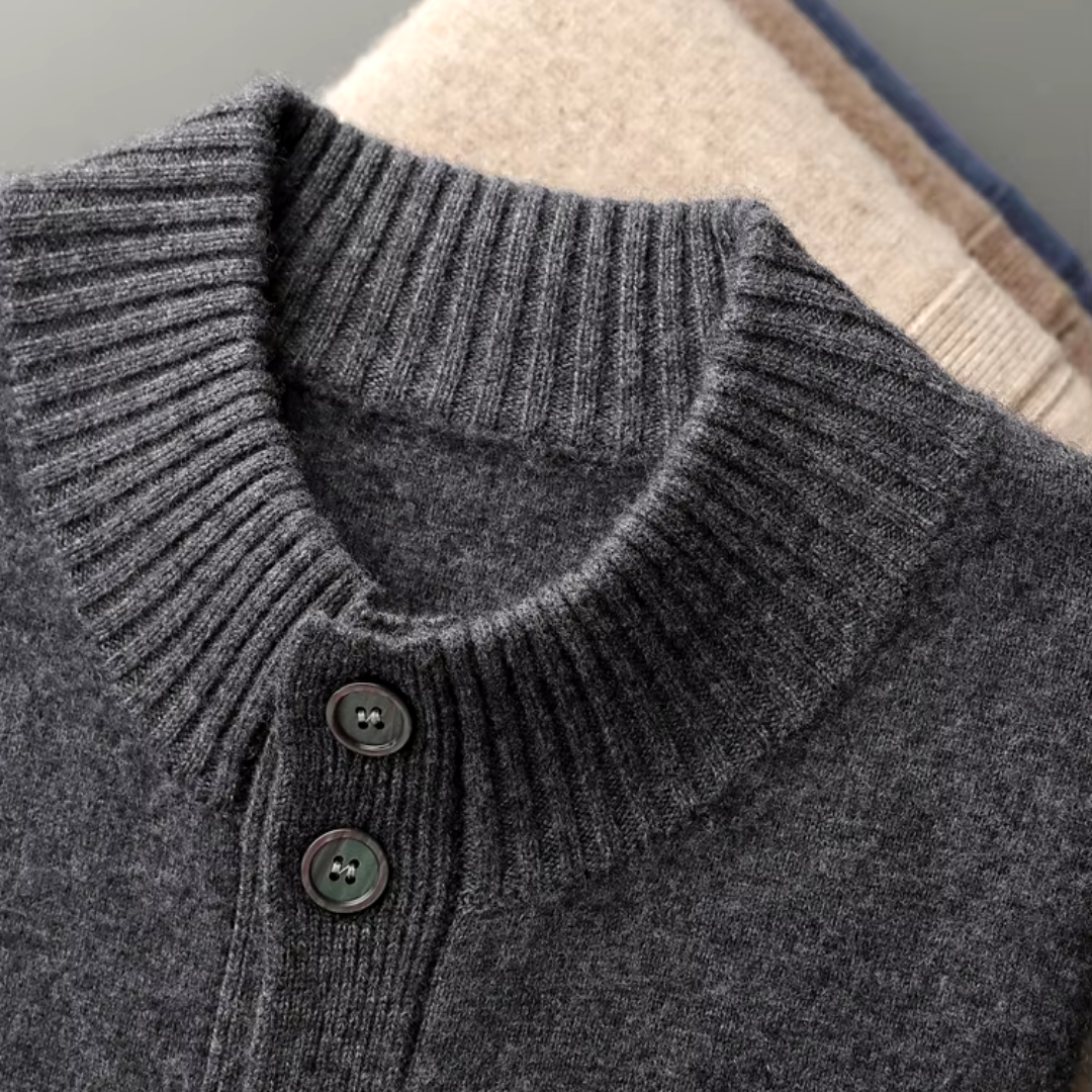 Men's Classic Cardigan Relaxed Fit Long Sleeve Open Front Versatile Layering