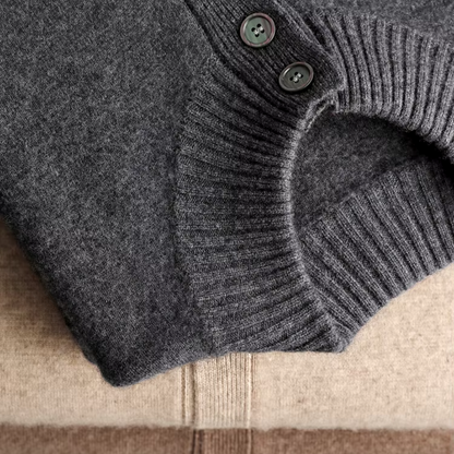 Men's Classic Cardigan Relaxed Fit Long Sleeve Open Front Versatile Layering