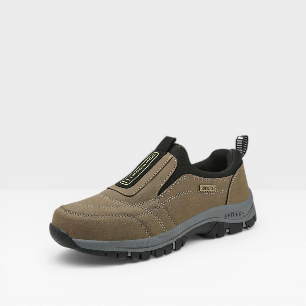 Men's Slip-On Shoes Outdoor Casual Round Toe Walking Everyday Comfort Versatile Lightweight Breathable Sneakers Denholm