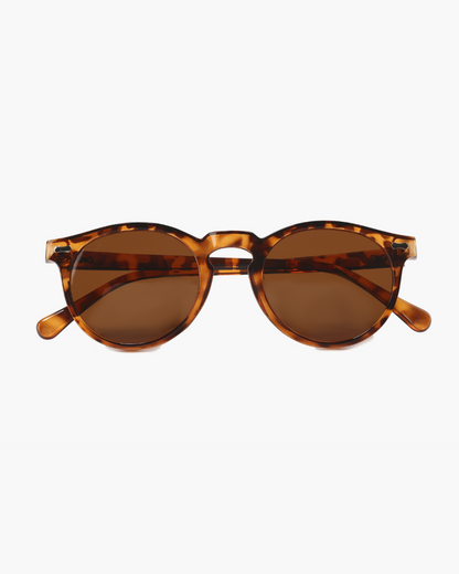 Men's Round Sunglasses Polarised Metal Frame Tinted Lens Retro Fashion Casual Beach Holiday Everyday Driving