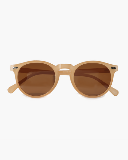Men's Round Sunglasses Polarised Metal Frame Tinted Lens Retro Fashion Casual Beach Holiday Everyday Driving