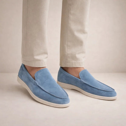 Men's Slip-On Loafers Casual Round Toe Moccasin Smart-Casual Office Everyday Leather Look Versatile Sloan