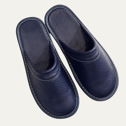 Men's Slippers Indoor Slip-On Cosy Warm Faux Fur Home House Everyday Comfort Soft Versatile Lightweight Colm