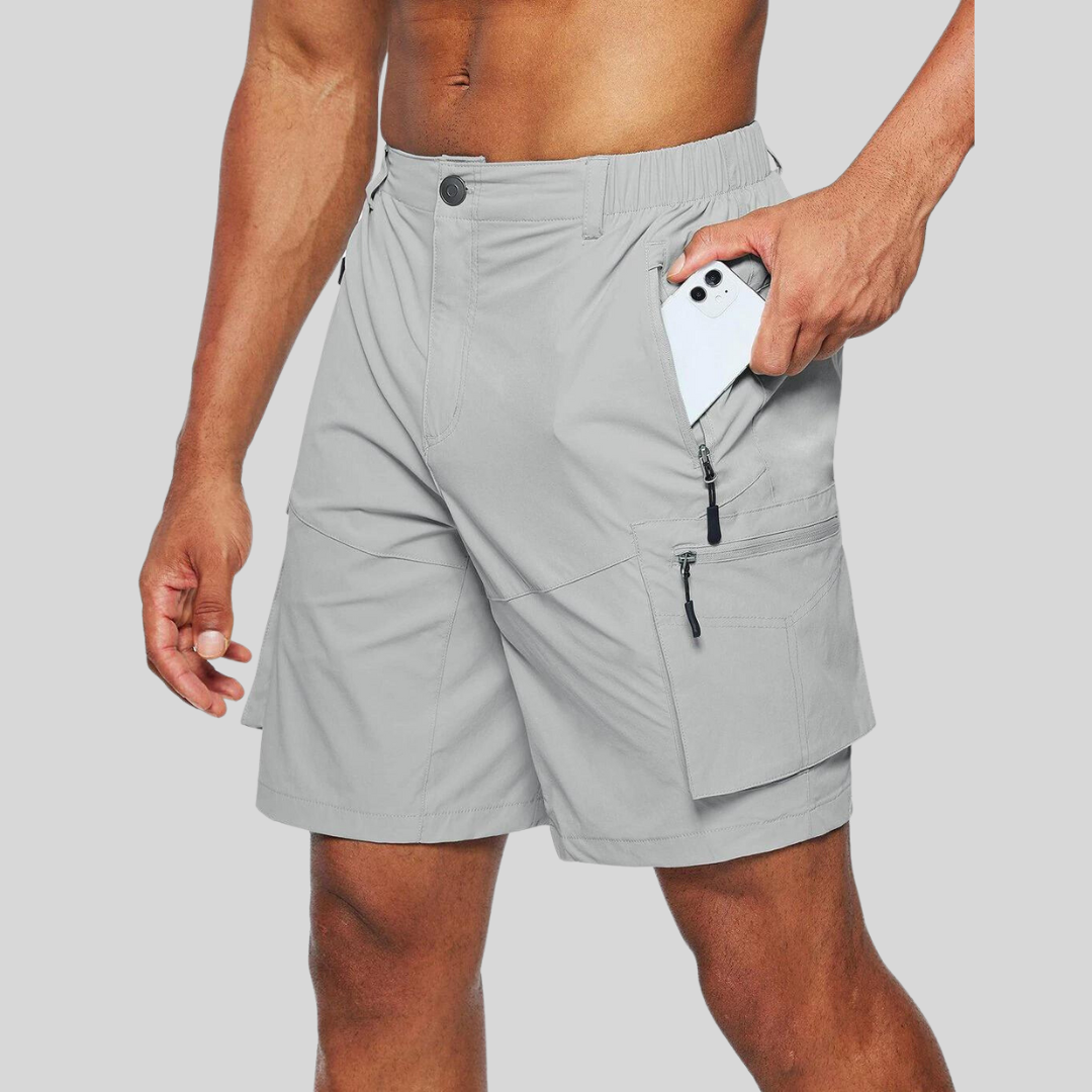 Men's Cargo Shorts Functional Multi-Pocket Utility Knee-Length Drawstring Casual Streetwear Workwear Everyday Talbot