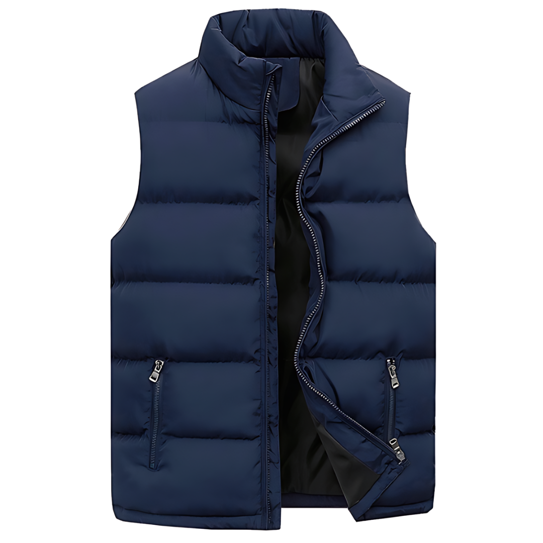 Men's Insulated Gilet Bodywarmer Zip-Up Quilted Padded Layering Casual Outdoor Everyday Warm Versatile