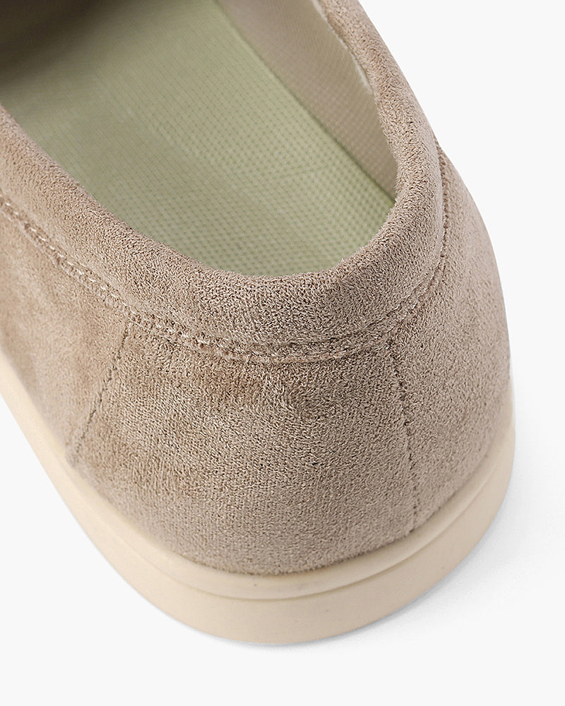 Men's Suede Loafers Slip-On Round Toe Moccasin Smart-Casual Office Casual Everyday Formal Leather Look Ellery